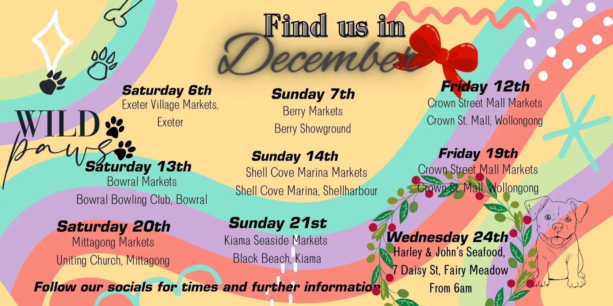 Pink and white polka dot bow tie with red ribbon detail.